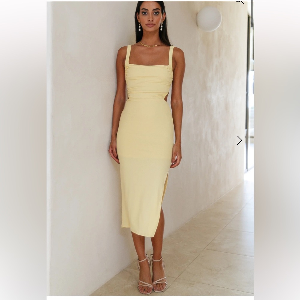 Cute yellow dress